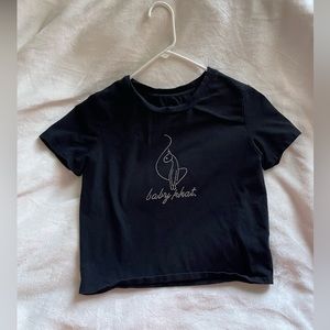 Baby Phat rhinestone crop top